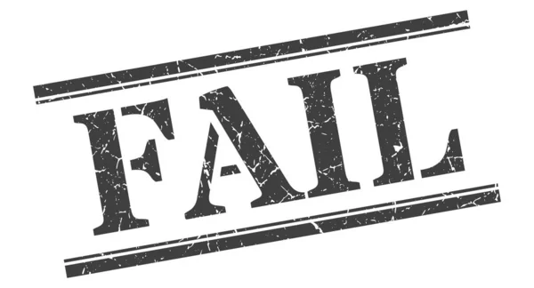 Штамп провала. провалить квадратный гранж знак. fail — стоковый вектор