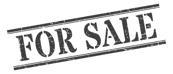 Stempel zum Verkauf. zum Verkauf quadratische Grunge-Zeichen. zum Verkauf — Stockvektor