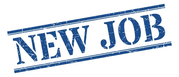 New job stamp. new job square grunge sign. new job — Stock Vector