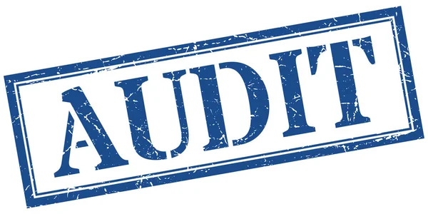 Audit stamp. audit square grunge sign. audit — Stock Vector