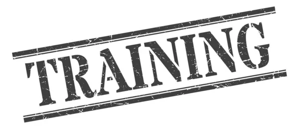 Training stamp. training square grunge sign. training — Stock Vector