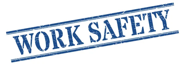 Work safety stamp. work safety square grunge sign. work safety — Stock Vector