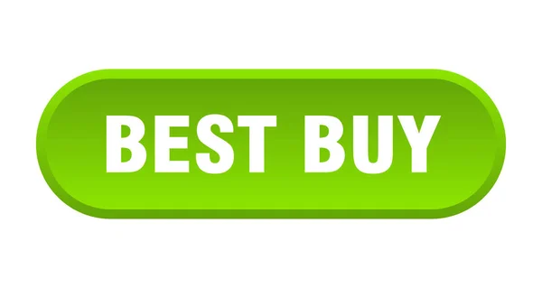 Mejor botón de compra. mejor comprar signo verde redondeado. mejor compra — Vector de stock