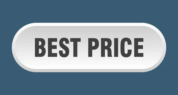 En iyi fiyat düğmesi. en iyi fiyat yuvarlak beyaz işareti. en iyi fiyat — Stok Vektör