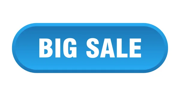 Big sale button. big sale rounded blue sign. big sale — Stock Vector