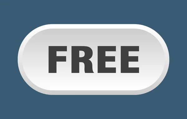 Free button. free rounded white sign. free — Stock Vector