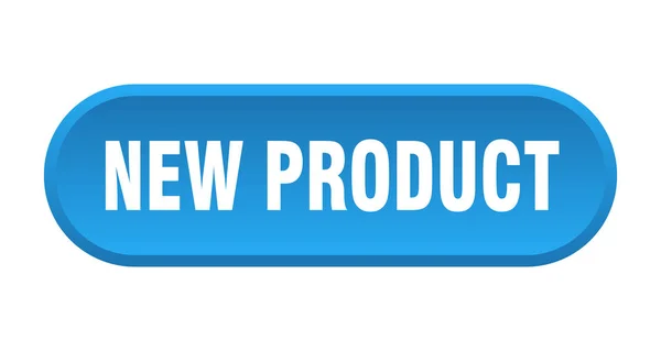 New product button. new product rounded blue sign. new product — Stock Vector