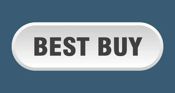 Best buy button. best buy rounded white sign. best buy — Stock Vector