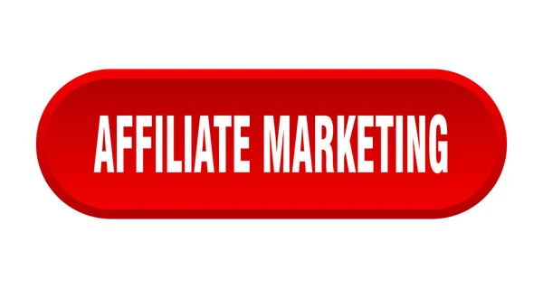 Affiliate marketing button. affiliate marketing rounded red sign. affiliate marketing — Stock Vector