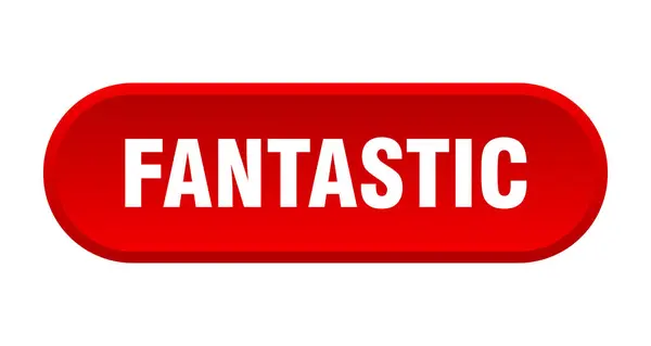 Fantastic button. fantastic rounded red sign. fantastic — Stock Vector