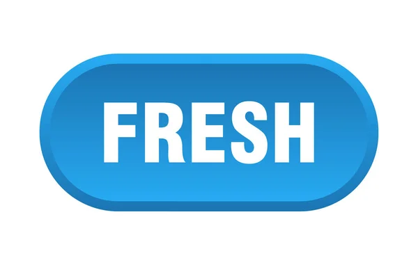 Fresh button. fresh rounded blue sign. fresh — Stock Vector