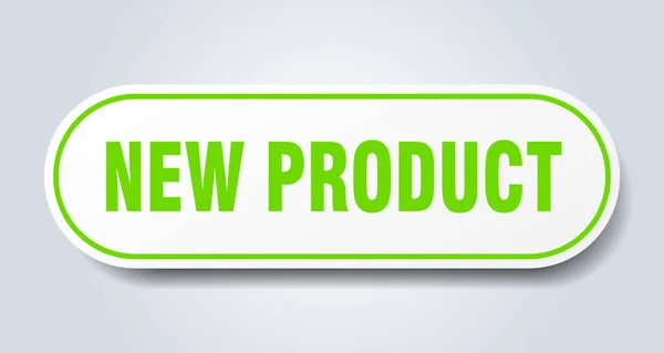 New product sign. new product rounded green sticker. new product — Stock Vector