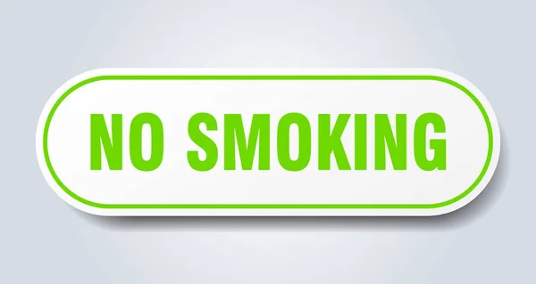 No smoking sign. no smoking rounded green sticker. no smoking — Stock Vector