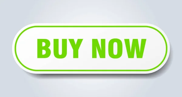Comprar agora sinal. comprar agora adesivo verde arredondado. comprar agora — Vetor de Stock