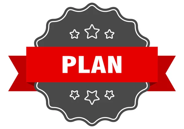 Plan étiquette rouge. plan phoque isolé. plan — Image vectorielle