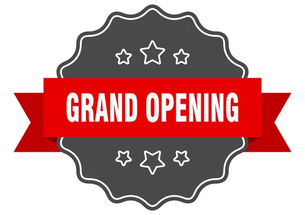 grand opening banner template. grand opening ribbon label sign