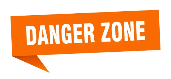 Σήμα Επικίνδυνης Ζώνης Φούσκα Ομιλίας Επικίνδυνης Ζώνης Σήμα Επικίνδυνης Ζώνης — Διανυσματικό Αρχείο