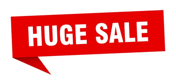 Huge Sale Banner Huge Sale Speech Bubble Huge Sale Sign — Stock Vector