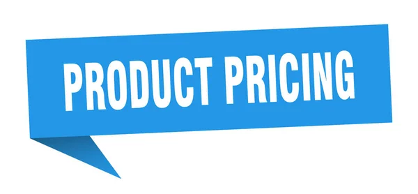 Banner Precios Productos Precio Del Producto Burbuja Discurso Signo Precios — Archivo Imágenes Vectoriales