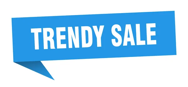 Trendy Sale Banner Trendy Sale Speech Bubble Trendy Sale Sign — Stock Vector