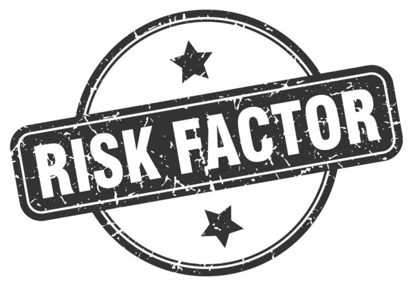 Risk Factor Grunge Stamp Risk Factor Vintage Stamp — Stock Vector