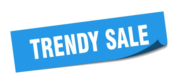 Trendy Sale Sticker Trendy Sale Square Isolated Sign Trendy Sale — Stock Vector