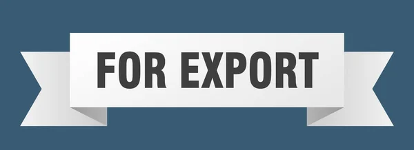 Para Cinta Exportación Para Signo Banda Aislado Exportación Para Banner — Vector de stock