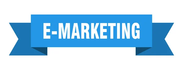 Fita Marketing Marketing Sinal Banda Isolada Banner Marketing —  Vetores de Stock