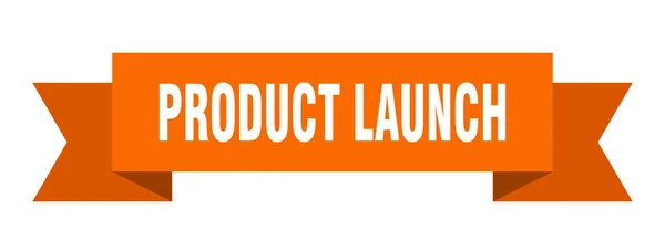 Produkteinführungsband Produkteinführung Isoliertes Bandzeichen Banner Zur Produkteinführung — Stockvektor
