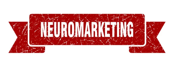 Neuromarketing Band Neuromarketing Grunge Band Sign Neuromarketing Banner — Stockvektor