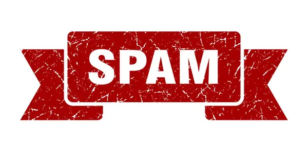 Spamband Spam Grunge Band Zeichen Spam Banner — Stockvektor