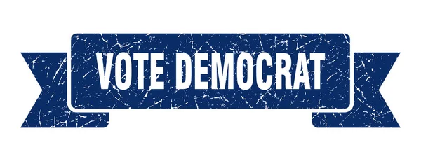 Wählen Sie Demokratisches Band Wahlplakat Der Demokratischen Grunge Band Demokratische — Stockvektor