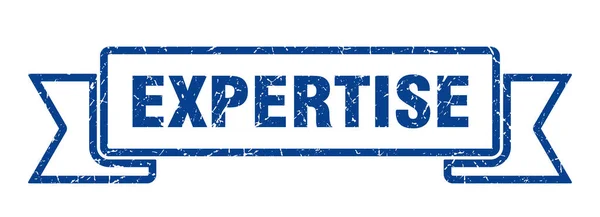 Expertenband Expertise Grunge Band Zeichen Expertenbanner — Stockvektor