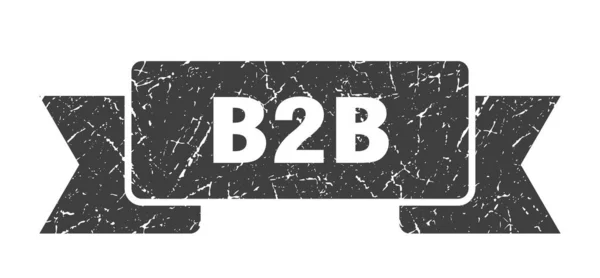 Cinta B2B Signo Banda Grunge B2B Banner B2B — Vector de stock