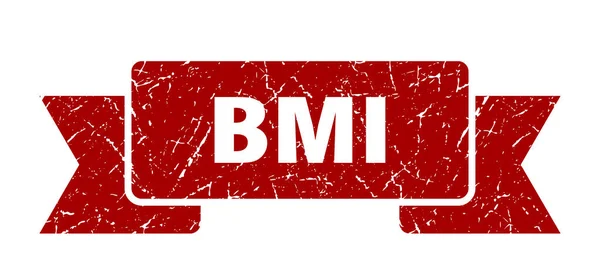 Стрічка Бмі Знак Бмі Гранжевої Смуги Банер Bmi — стоковий вектор