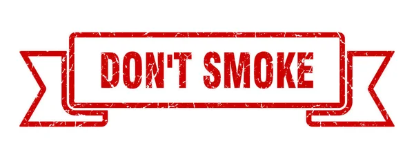 Non Fumare Nastro Non Fumare Cartello Del Grunge Band Non — Vettoriale Stock
