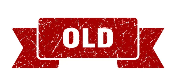 Стара Стрічка Старий Знак Гранжевої Групи Старий Банер — стоковий вектор