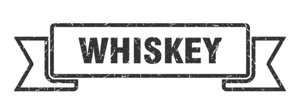 Whiskeyband Whiskey Grunge Band Zeichen Whiskey Banner — Stockvektor