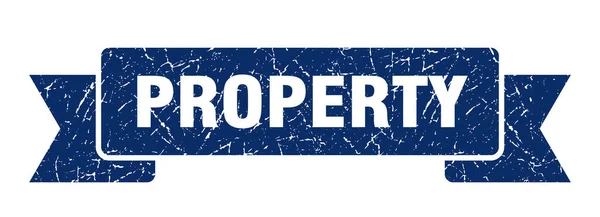 Κορδέλα Ιδιοκτησίας Ιδιόκτητο Σύμβολο Grunge Μπάντα Banner Ιδιοκτησίας — Διανυσματικό Αρχείο