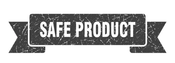 Säkert Produktband Säker Produkt Grunge Band Tecken Säker Produktbanderoll — Stock vektor