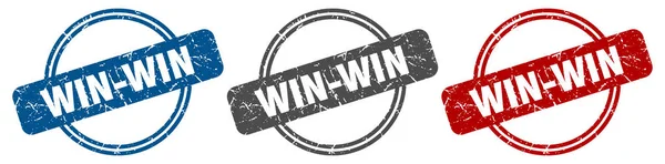 Win Win Stämpel Win Win Tecken Win Win Märkning — Stock vektor