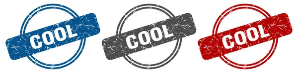 Coole Marke Cooles Zeichen Cooles Etikettenset — Stockvektor