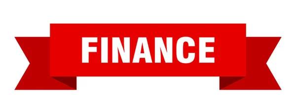 Finanzband Banner Mit Papierband Finanzieren — Stockvektor