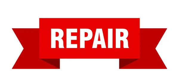 Reparaturband Reparatur Papierband Banner Zeichen — Stockvektor