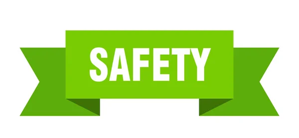 Veiligheidslint Banner Voor Veiligheidsbanden — Stockvector