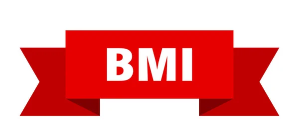 Det Bmi Band Bmi Papper Band Banderoll Tecken — Stock vektor