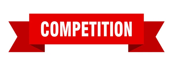 Διαγωνιστική Κορδέλα Διαγωνισμός Banner Μπάντα Χαρτί — Διανυσματικό Αρχείο