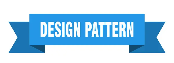 Designmusterband Design Muster Papier Band Banner Zeichen — Stockvektor