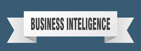 Nastro Business Inteligence Business Inteligence Cartellone Cartello Banda — Vettoriale Stock