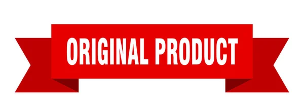 Fita Original Produto Sinal Banner Banda Papel Produto Original —  Vetores de Stock